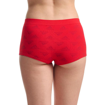 adidas Women's Seamless Boy Shorts Underwear 3-Pack, Vrjac/Wht/Nindg, XL