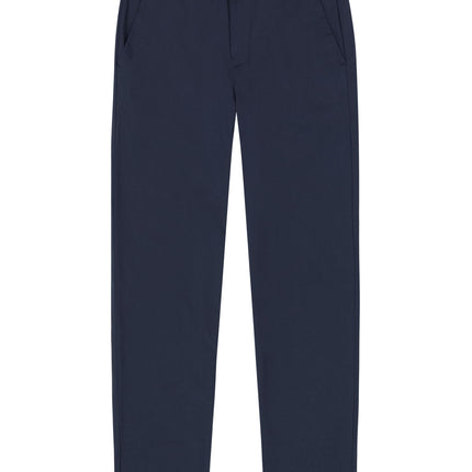 Nautica Husky Boys' Uniform Flat Front Pant, Navy,