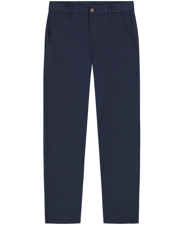 Nautica Husky Boys' Uniform Flat Front Pant, Navy,