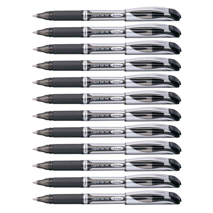 Pentel Energel Xm Black Ink (Pack of 12)