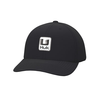 HUK Rope, Unstructured Adjustable Fishing Hat for Men, Black, One Size