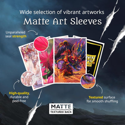 Dragon Shield | Grand Archive Matte Art Sleeves | 100 CT - Smooth & Tough Premium TCG Sleeves | Compatible with Pokemon, One Piece & Magic the Gathering | Haniel, Archangel of Spectra