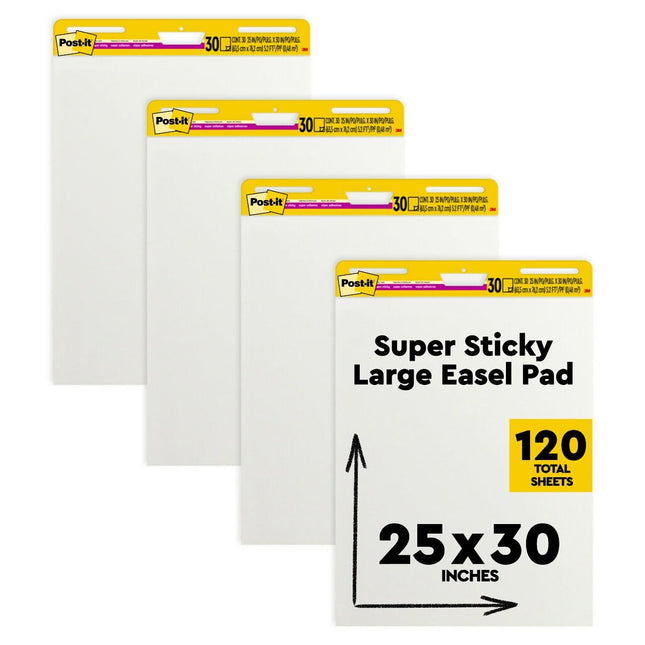 Post-It Sticky Easel Paper - 63.5 x 77.5 cm - Bloc
