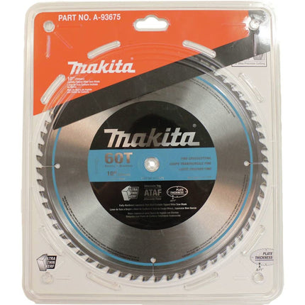 Makita A-93675 10-Inch 60 Tooth Micro Polished Mitersaw Blade