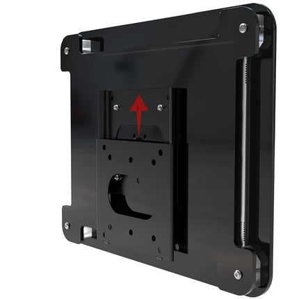 CTA Digital Anti-Theft Secure Acrylic iPad Wall Mount – Secure Enclosure Wall Mount - Easy Install Mounting Bracket - iPad 10.2" - iPad Air 3 - iPad Pro 10.5" - Black - (PAD-ASVEBVS)