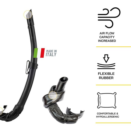 Cressi Calibro + Corsica Snorkeling Set - Green, Uni