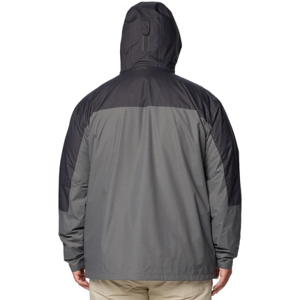 Chaqueta intercambiable para hombre Columbia Tunnel Falls II, gris/tiburón urbano, grande, gris/tiburón urbano, grande