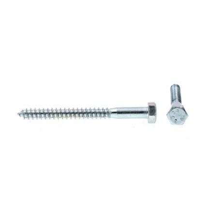 Prime-Line Products 9055762 Tirefond, tête hexagonale, 5/16 po x 3-1/2 po, acier zingué, paquet de 50