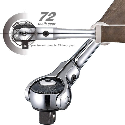 VESSEL HRH2-SW Woody Swivel Ratchet Handle Non-slip Grip 1/4 inch (6.35 mm) Drive