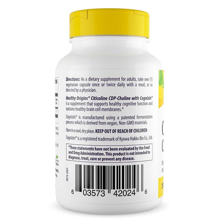 Healthy Origins Cognizin Citicoline 250 mg, 60 Veggie Caps