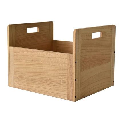 KIRIGEN Wooden Vinyl Record Storage Crate Box , Ho