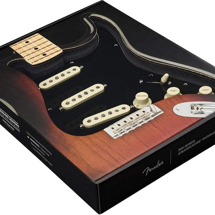 Fender Vintage Noiseless Prewired Stratocaster Pickguard - 3-Ply Black