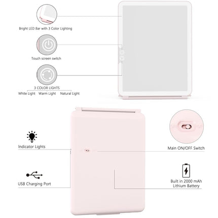 WEILY Portable Travel Makeup Mirror