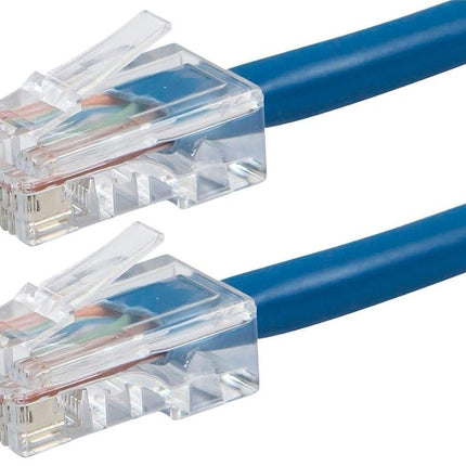Monoprice Cat5e Ethernet Patch Cable - 10 Feet - Blue, RJ45, Stranded, 350Mhz, UTP, Pure Bare Copper Wire, 24AWG - Zeroboot Series