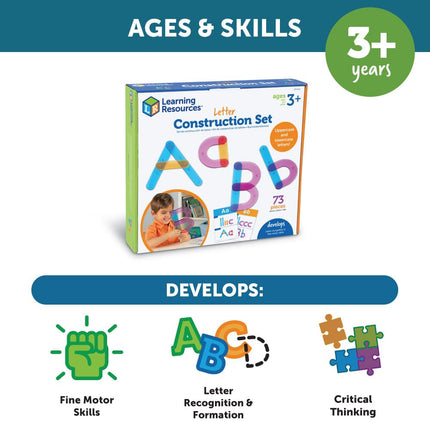 Learning Resources Letter Construction Activity Set