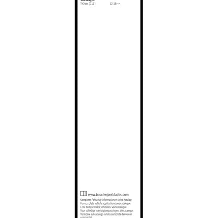 Bosch Wiper Blade Aerotwin A318S, Length: 625mm/450mm − Set of Front Wiper Blades - Only for Left-Hand Drive (EU)