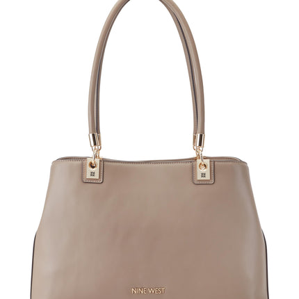 Nine West womens Donella Carryall, Dark Mushroom, 