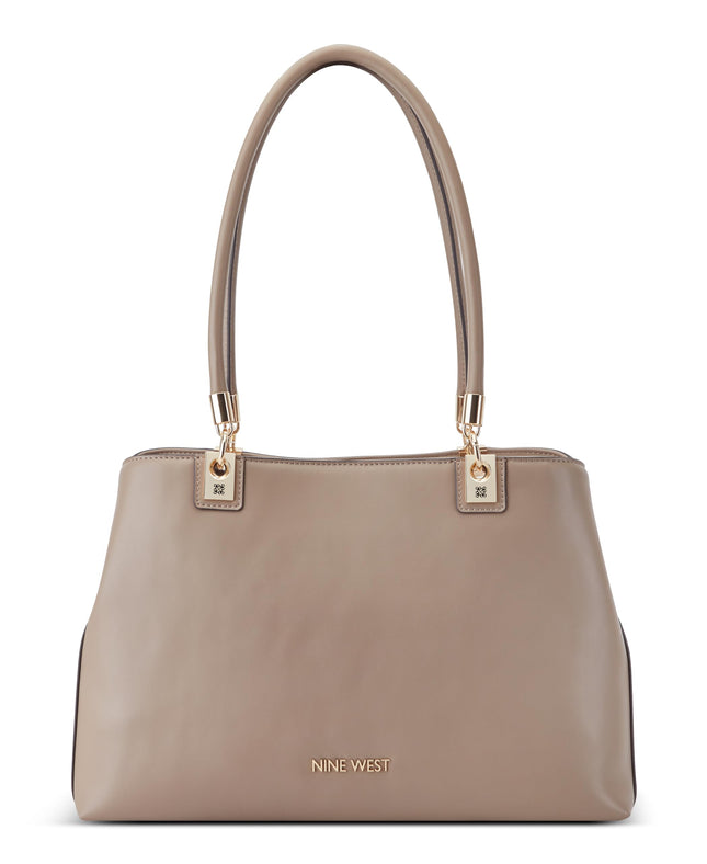 Nine West womens Donella Carryall, Dark Mushroom, 