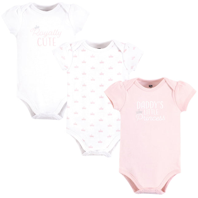 Hudson Baby Unisex Baby Cotton Bodysuits, Daddys P