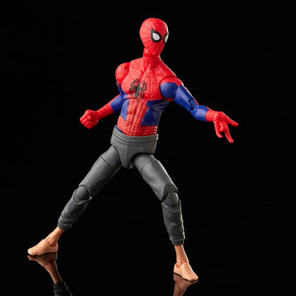 Marvel Legends Series Spider-Man: Across the Spider-Verse (Part One) Peter B Parker 15-cm Action Figure, 2 Accessories