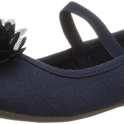 The Children's Place Zapatos de vestir uniformes Kayla para niñas, azul marino, TDDLR 4 Toddler US Toddler