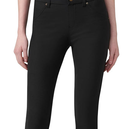HUE Women's Essential Denim Leggings, Black, XS