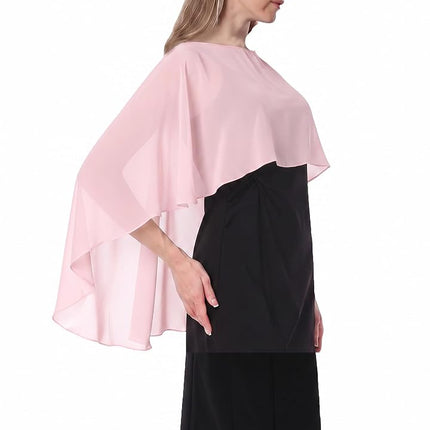 Étole Hotshawl en mousseline pour femme, châles et étoles pour robe de soirée, capes de mariage, couverture, rose, taille unique