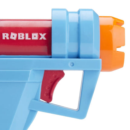 Nerf Roblox Mad City: Plasma Ray Dart Blaster, Pull-Down Priming Handle, 2 Elite Darts, Code to Unlock in-Game Virtual Item Multicolor F2497