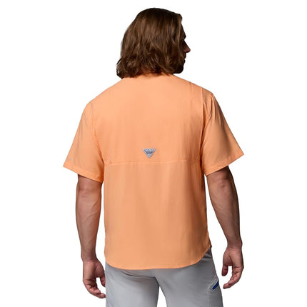 Columbia Men's PFG Tamiami II Short Sleeve Shirt, Sorbet, X-Small