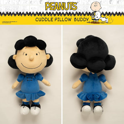 Collectibles Peanuts Lucy Bedding Super Soft Plush Decorative Throw Cuddle Pillow, (Officially Licensed Product) By Franco