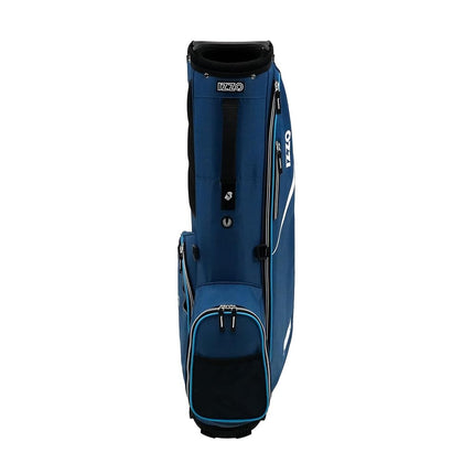 Sac de golf sur pied ultra-léger Izzo Golf Izzo avec double sangle et caractéristiques exclusives, bleu marine/bleu clair
