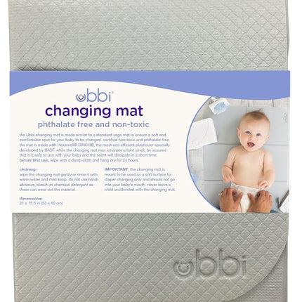 Ubbi Changing Mat, Gray