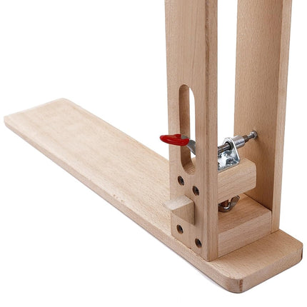 Tosnail Wood Leather Craft Hand Stitching Pony Horse Leather Clamp with Pre Wrapped Leather Clamp