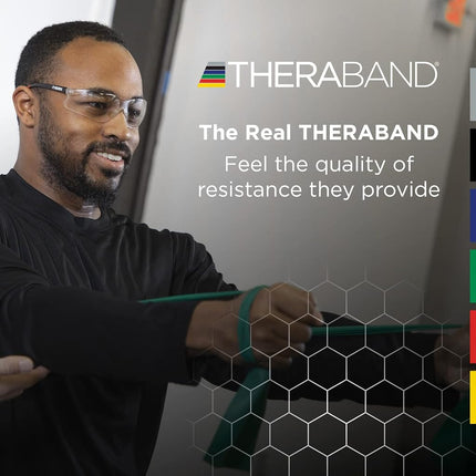 Thera-Band Exercise Bands, 5-Feet/12 mm, Blue