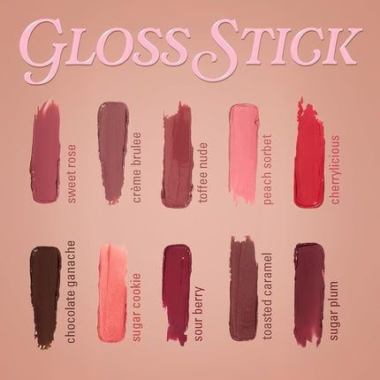 Revolution Pout Lip Gloss Stick Shimmer Peach Sorbet Nude