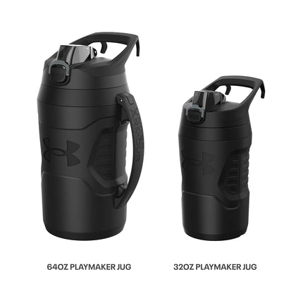 Under Armour 32 oz Insulated Water Bottles - Sports Water Jug with Handle, Fence Hook, Leak Resistant for Baseball, Football & More, 32 oz Water Bottles, Sports Water Bottle Insulated