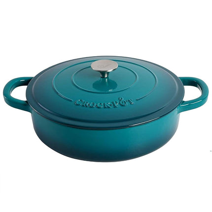Crock Pot Artisan Enameled Cast Iron Braiser W/Lid