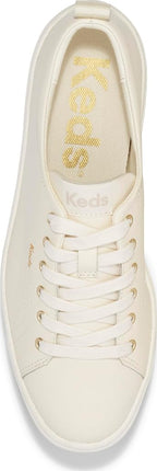 Keds Women's Skyler Leather Sneaker, Off White, 7.5 M US