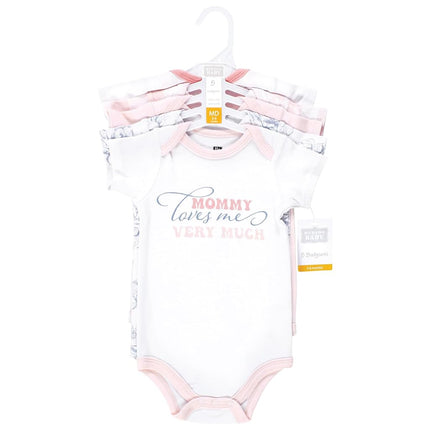 Hudson Baby Mamelucos de algodón unisex para bebé, Toile Floral, 6-9 meses