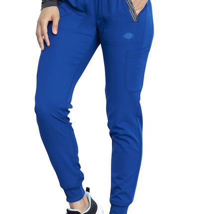 Dickies Dynamix DK185 Pantalón Jogger para Mujer, Tiro Natural, Pierna Cónica, Royal, Mediano