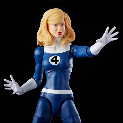 Marvel Hasbro Legends Series Retro Fantastic Four Marvel's Invisible Woman 6-inch Action Figure Toy, Includes 3 Accessories, Black