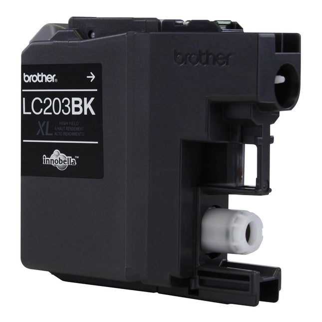 BROTHER Genuine High Yield Black Ink Cartridge, LC203BK, Replacement Black Ink, Page Yield Up To 550 Pages, Amazon Dash Replenishment Cartridge, LC203