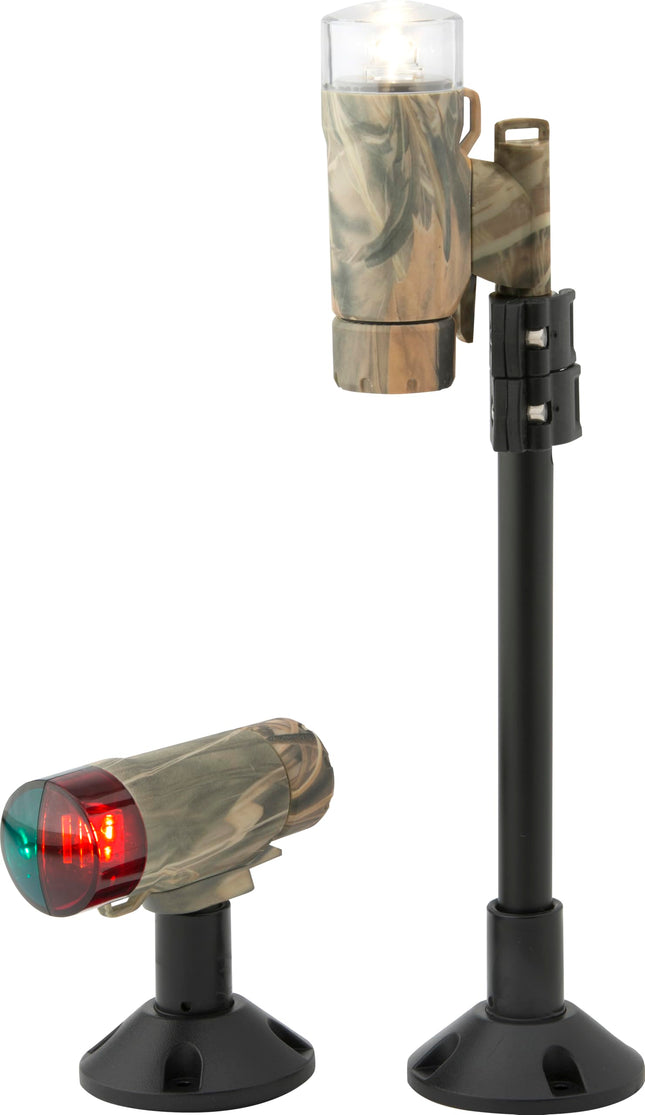attwood 14191-7 Kit de feux de navigation portables à fixation par pince pour bateau