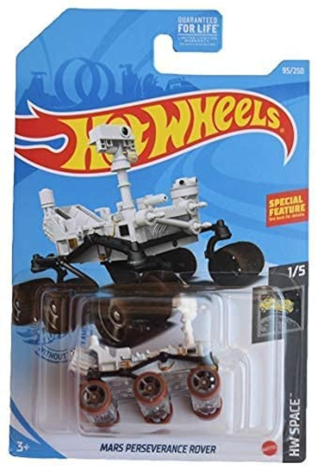 Hot Wheels Mars Perseverance Rover 1:64 Scale Whit