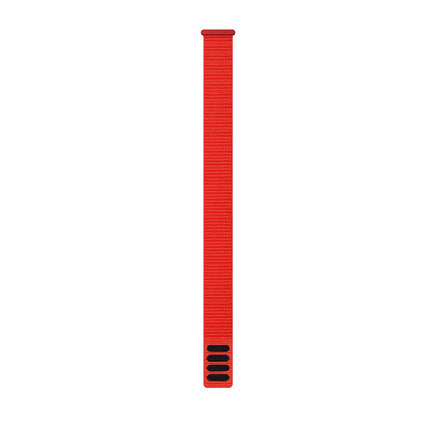 Garmin UltraFit Watch Straps (22mm), Lightweight, suitable for selected fēnix-, epix-, Descent-, D2-, Instinct-, Forerunner- and Approach series smartwatches Original accessory, Nylon, Flame Red