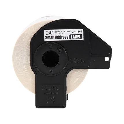 Brother Genuine DK-1209 Small Address Paper Label Roll, Die-Cut Paper Labels, Engineered for Excellence, 800 Labels Per Roll,White, 3 Rolls (DK12093PK)