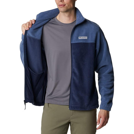 Columbia Mens Steens Mountain 2.0 Full Zip Fleece Jacket, Dark Mountain/Collegiate Navy, L EU