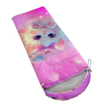QOOMO 3D Cat Printed Camping Sleeping Bags