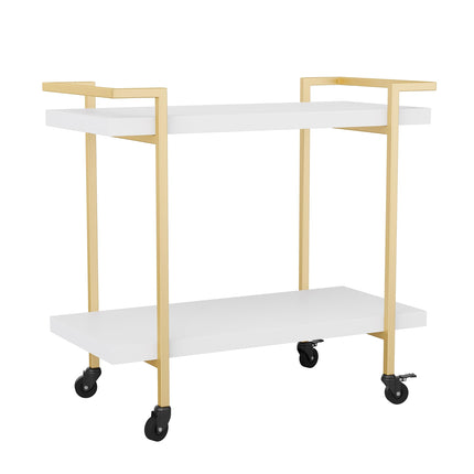 MARTHA STEWART Liam 2-Tier Mobile Office Storage a