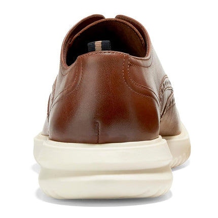 Cole Haan Men's Grand+ Wingtip Oxford, Light Brown and Ivory, 9.5 UK